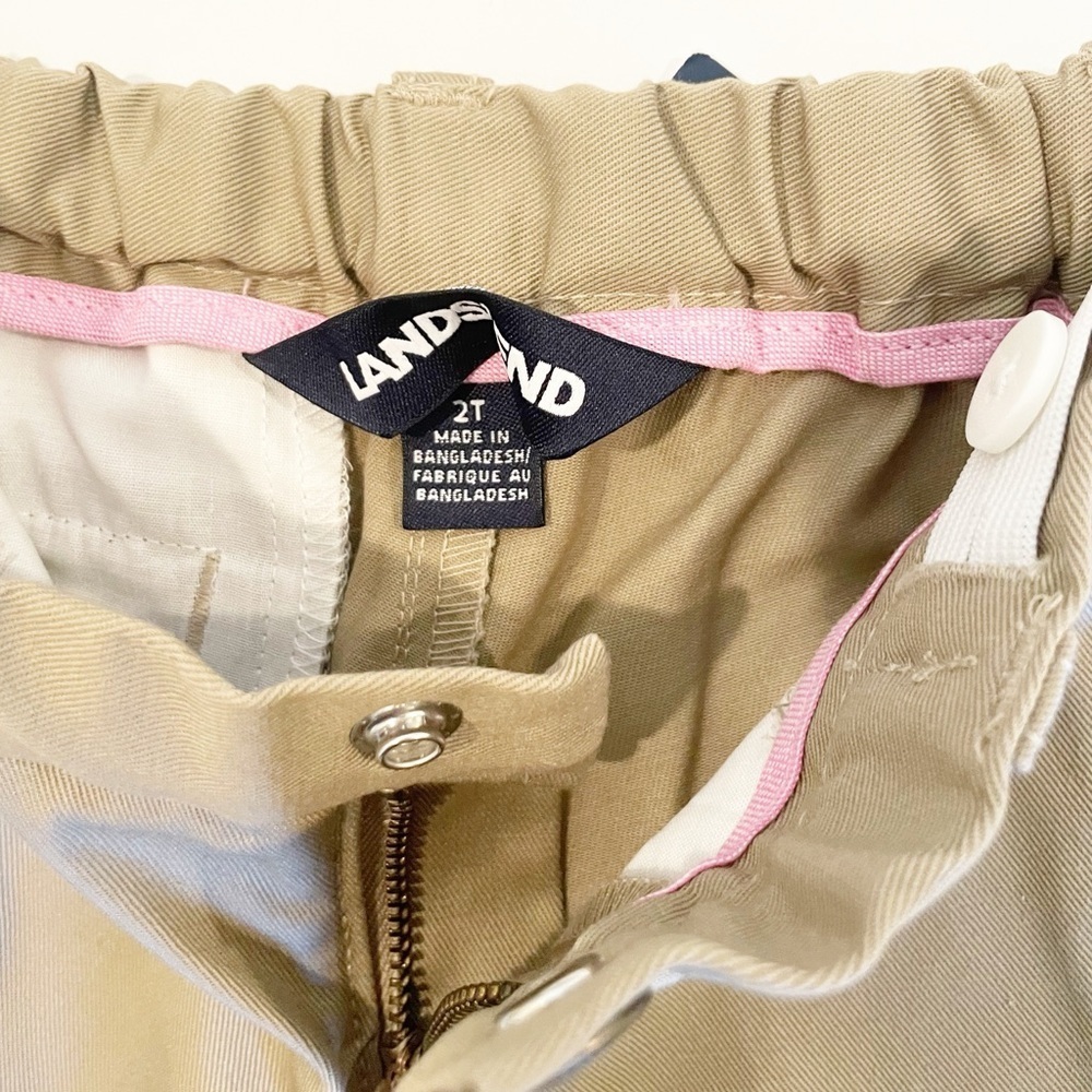 NWT Lands’ End girls size 2 khaki shorts - Picture 5 of 7